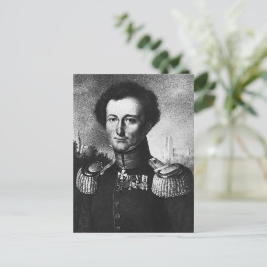 Karl von Clausewitz Briefkaart (Staand voorkant)