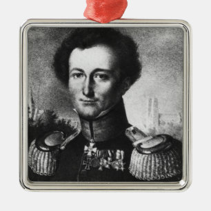 Karl von Clausewitz Metalen Ornament