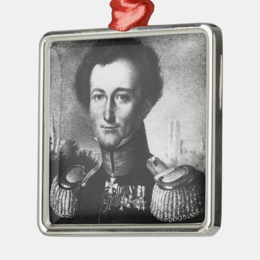 Karl von Clausewitz Metalen Ornament (Links)