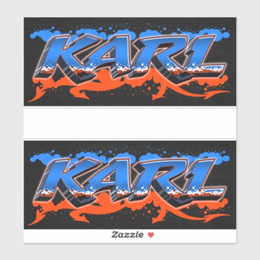 Karl Vorname Name Graffiti Aufkleber Sticker (Vel)