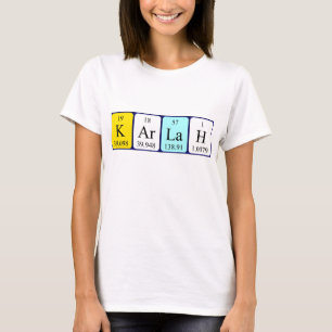 Karlah periodiek shirt