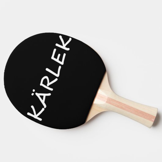 Kärlek, Zweedse liefde Tafeltennisbatje (Zijkant)