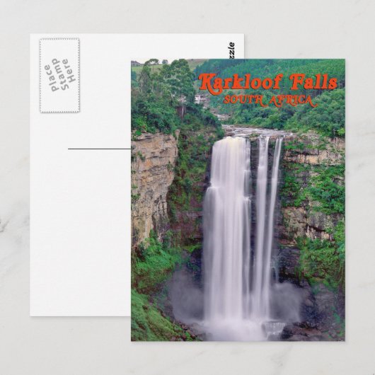 Karloogherfsten, Zuid-Afrika Briefkaart (Voorkant / Achterkant)