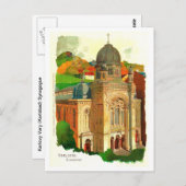 Karlovy Vary (Karlsbad) Synagogue Briefkaart (Voorkant / Achterkant)