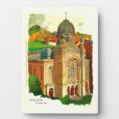 Karlovy Vary (Karlsbad) Synagogue Fotoplaat (voorkant)