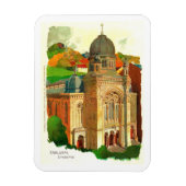 Karlovy Vary (Karlsbad) Synagogue Magneet (Verticaal)