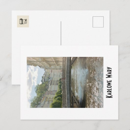 Karlovy Vary Postcard Briefkaart (Voorkant / Achterkant)