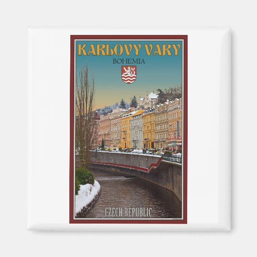 Karlovy Vary - Semnice Magneet (Voorkant)
