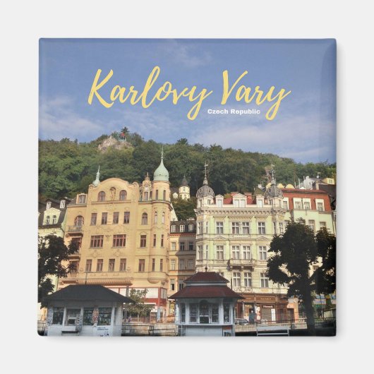 Karlovy Vary Souvenir Magnet (Voorkant)