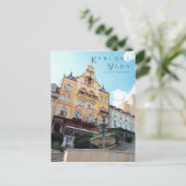 Karlovy Vary, Tsjechische foto Briefkaart (Staand voorkant)
