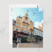 Karlovy Vary, Tsjechische foto Briefkaart (Voorkant / Achterkant)