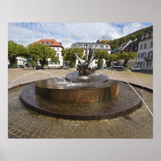 Karl's Square, Oude Stad Heidelberg Poster (Voorkant)
