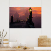 Karlsbrug Praag Poster (Keuken)