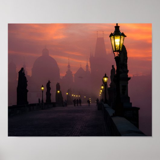 Karlsbrug Praag Poster (Voorkant)
