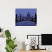 Karlsbrug Praag Poster (Thuiskantoor)