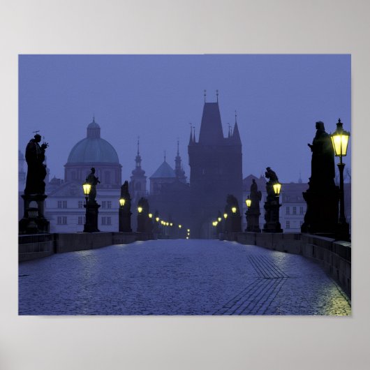 Karlsbrug Praag Poster (Voorkant)