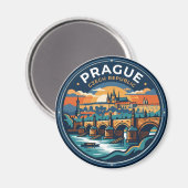 Karlsbrug Tsjechië Magneet (Voorkant / Achterkant)
