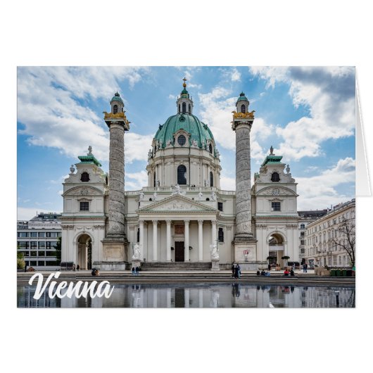 Karlskirche in Wenen, Oostenrijk (Voorkant Horizontaal)