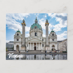 Karlskirche in Wenen, Oostenrijk Briefkaart