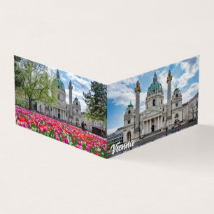 Karlskirche in Wenen, Oostenrijk Kaart