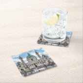 Karlskirche in Wenen, Oostenrijk Kartonnen Onderzetters (Insitu)