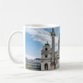 Karlskirche in Wenen, Oostenrijk Koffiemok (Links)
