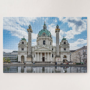 Karlskirche in Wenen, Oostenrijk Legpuzzel