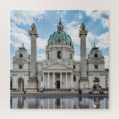 Karlskirche in Wenen, Oostenrijk Legpuzzel (Verticaal)