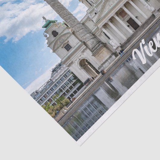 Karlskirche in Wenen, Oostenrijk Tissuepapier (Detail)