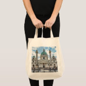 Karlskirche in Wenen, Oostenrijk Tote Bag (Voorkant (product))
