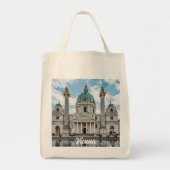 Karlskirche in Wenen, Oostenrijk Tote Bag (Voorkant)