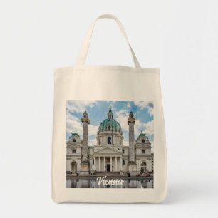 Karlskirche in Wenen, Oostenrijk Tote Bag