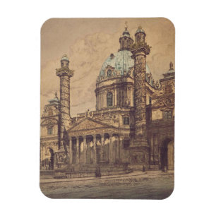 Karlskirche kerk in Wenen, Oostenrijk Magneet