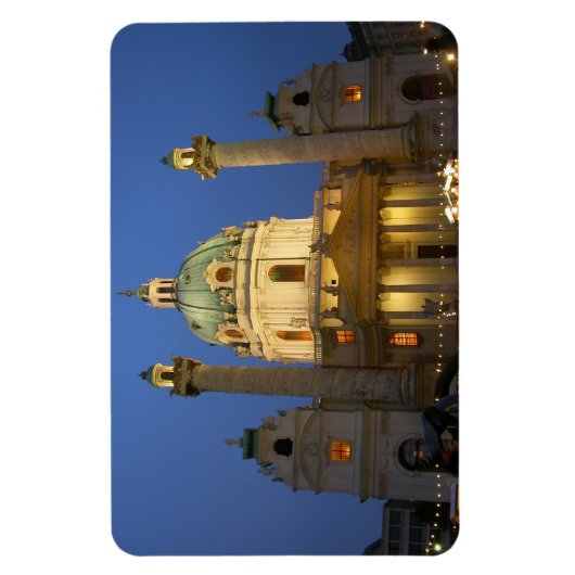 Karlskirche, Wenen Oostenrijk Magneet (Verticaal)