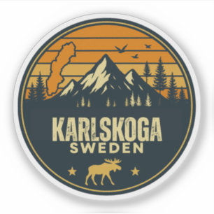 Karlskoga, Zweden Sverige Sticker