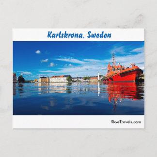 Karlskrona, Zweden Briefkaart