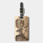 Karlsplatz en Spoorwegstation, München, Duitsland Bagagelabel (Voorkant verticaal)