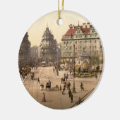 Karlsplatz en Spoorwegstation, München, Duitsland Keramisch Ornament (Links)