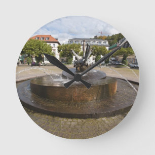 Karlsplatz (Karl's Plein), Heidelberg oude binnens Ronde Klok