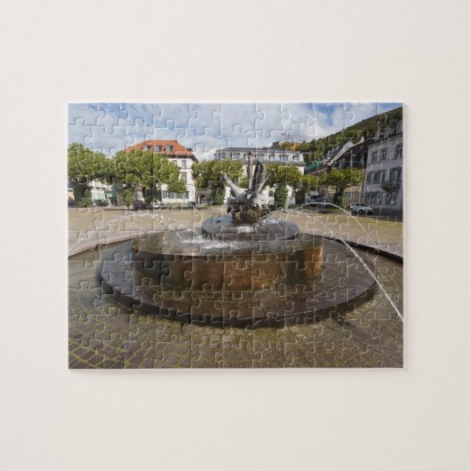 Karlsplatz (Karl's Square), Old Town Heidelberg Legpuzzel (Horizontaal)
