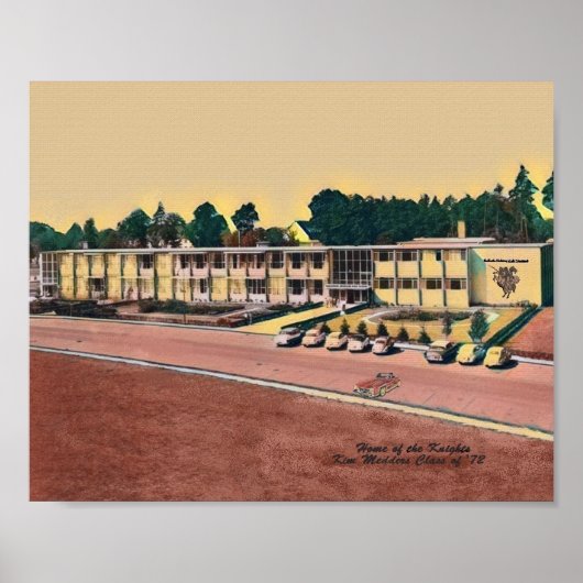 Karlsruhe American High School afbeelding Poster (Voorkant)