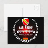 Karlsruhe Briefkaart (Voorkant / Achterkant)