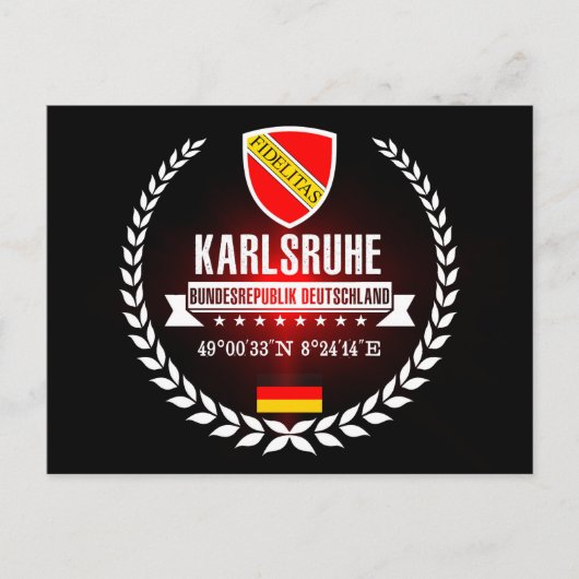 Karlsruhe Briefkaart (Voorkant)