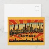 Karlsruhe Duitsland Paleis Briefkaart (Voorkant / Achterkant)