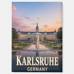 ✈️ Karlsruhe Duitsland Reis Cadeau 🏛️ Magneet