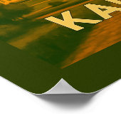 Karlsruhe Duitsland Stad Kunst Poster (Hoek)