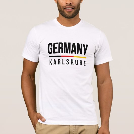 Karlsruhe Duitsland T-shirt (Voorkant)