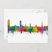 Karlsruhe Germany Skyline Briefkaart (Voorkant / Achterkant)