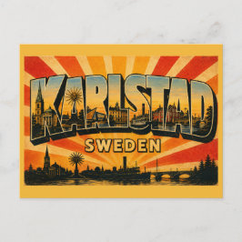 Karlstad Zweden Kunst & Natuur Briefkaart