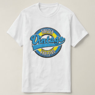 karlstad zweden  logo . t-shirt